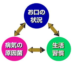快適な生活をおくるには、「歯の健康」が重要です
